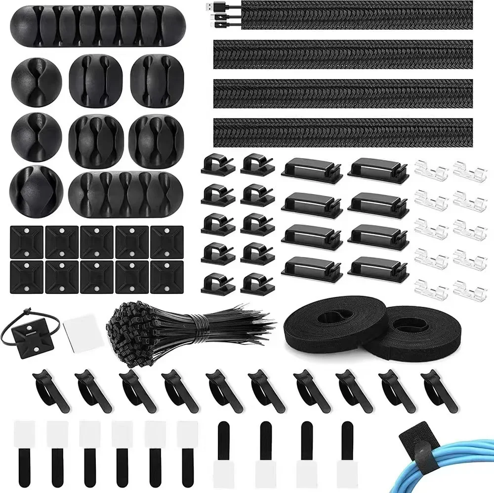 Car Cable Organizer - Kit de Organização de Cabos para