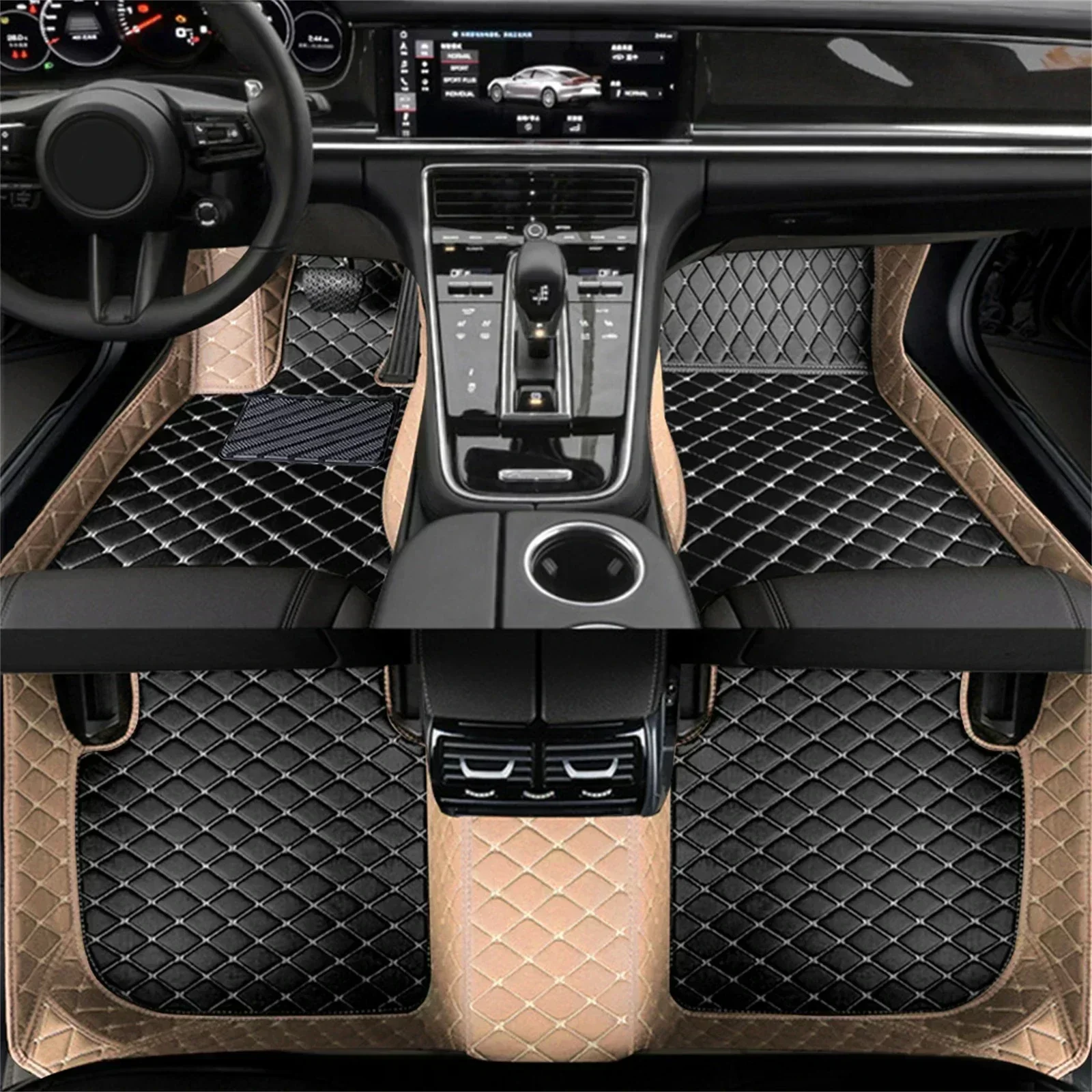 Tapetes de Carro com Combinaçã - Car Floor Mat avaliação e preço
